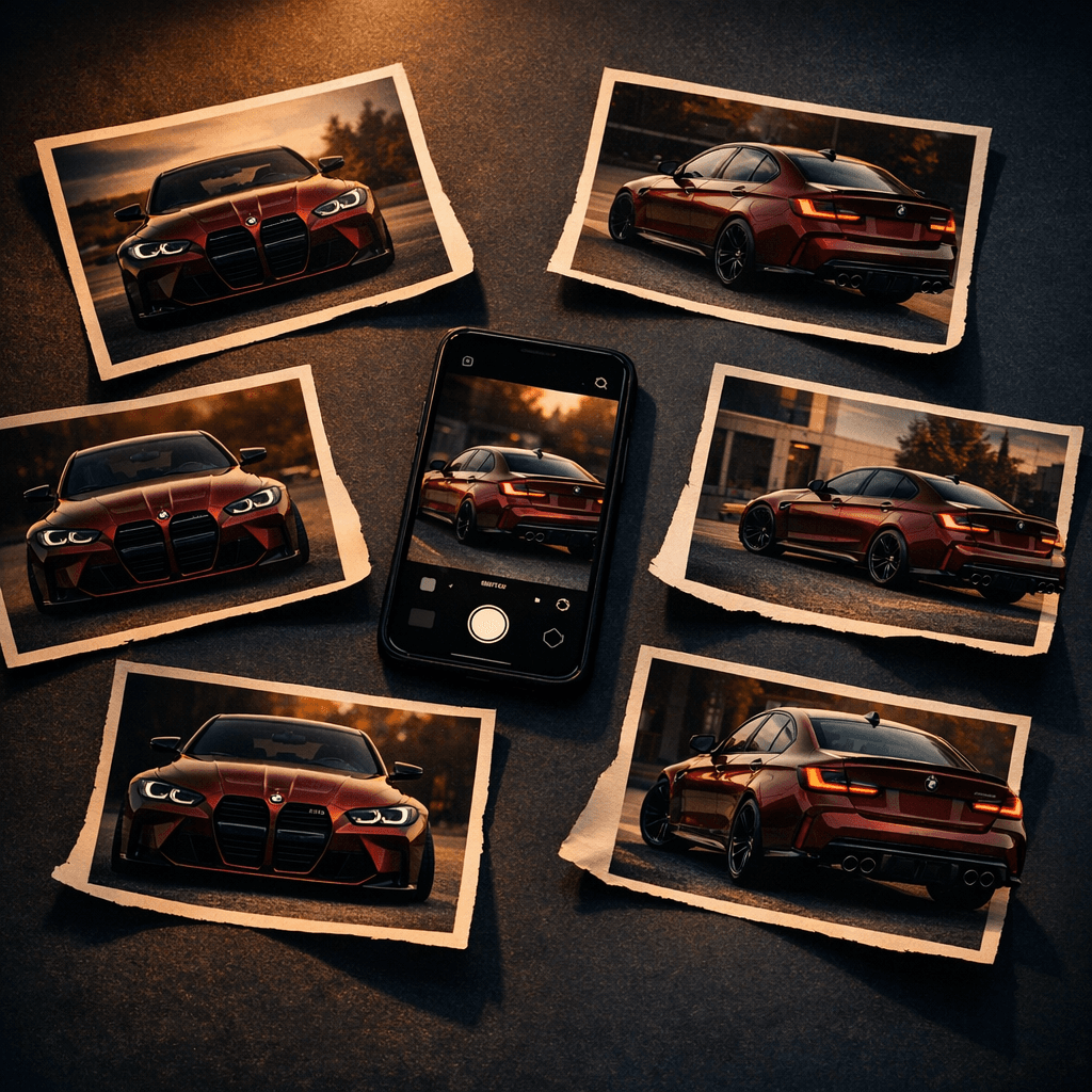 Uploading reference photos of your vehicle